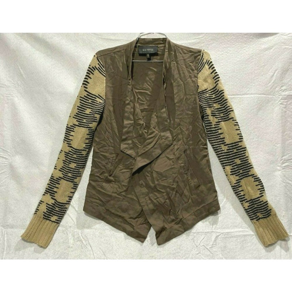 Blu pepper‎ brown sweater blazer